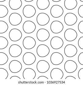 Seamless vector pattern in geometric ornamental style