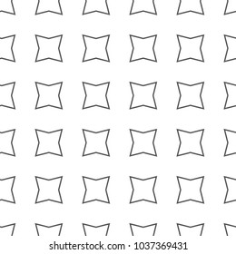 Seamless vector pattern in geometric ornamental style