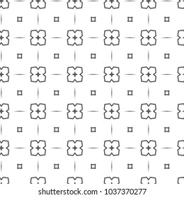 Seamless vector pattern in geometric ornamental style
