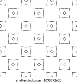Seamless vector pattern in geometric ornamental style