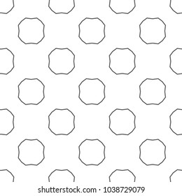 Seamless vector pattern in geometric ornamental style