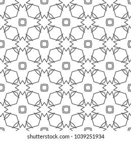 Seamless vector pattern in geometric ornamental style Seamless vector pattern in geometric ornamental style