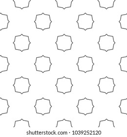 Seamless vector pattern in geometric ornamental style