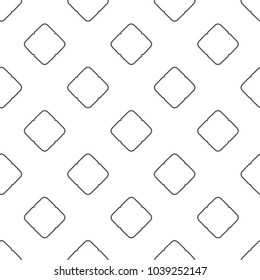 Seamless vector pattern in geometric ornamental style