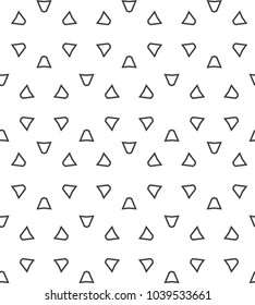 Seamless vector pattern in geometric ornamental style