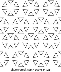 Seamless vector pattern in geometric ornamental style
