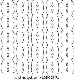 Seamless vector pattern in geometric ornamental style