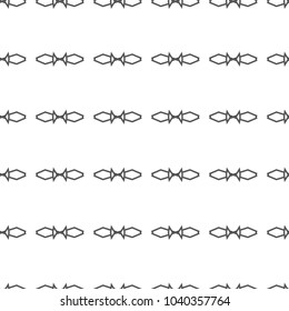 Seamless vector pattern in geometric ornamental style