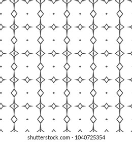 Seamless vector pattern in geometric ornamental style