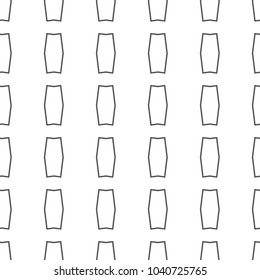 Seamless vector pattern in geometric ornamental style