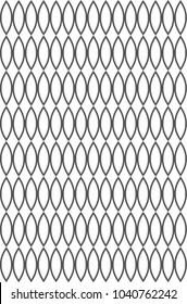 Seamless vector pattern in geometric ornamental style