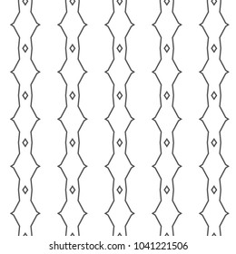Seamless vector pattern in geometric ornamental style