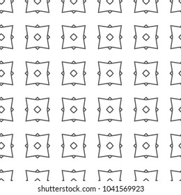 Seamless vector pattern in geometric ornamental style