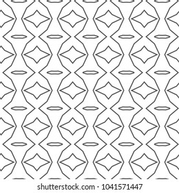 Seamless vector pattern in geometric ornamental style
