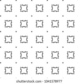 Seamless vector pattern in geometric ornamental style