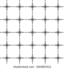 Seamless vector pattern in geometric ornamental style