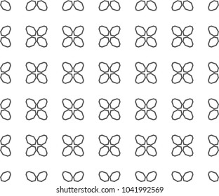 Seamless vector pattern in geometric ornamental style