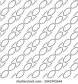 Seamless vector pattern in geometric ornamental style