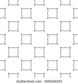 Seamless vector pattern in geometric ornamental style