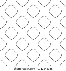 Seamless vector pattern in geometric ornamental style