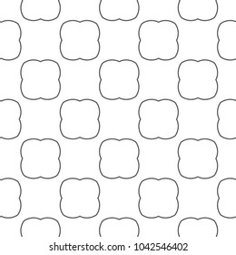 Seamless vector pattern in geometric ornamental style