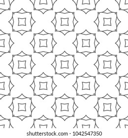 Seamless vector pattern in geometric ornamental style