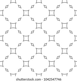 Seamless vector pattern in geometric ornamental style