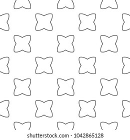 Seamless vector pattern in geometric ornamental style