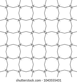 Seamless vector pattern in geometric ornamental style