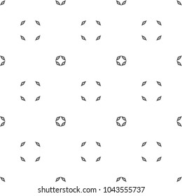 Seamless vector pattern in geometric ornamental style