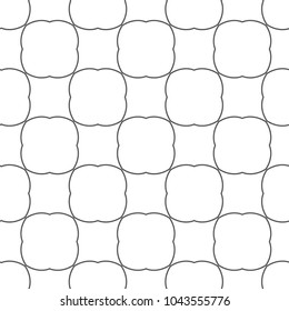 Seamless vector pattern in geometric ornamental style