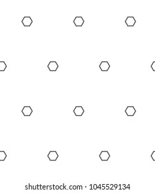 Seamless vector pattern in geometric ornamental style