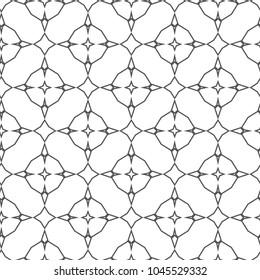 Seamless vector pattern in geometric ornamental style