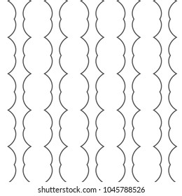 Seamless vector pattern in geometric ornamental style