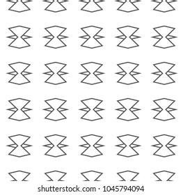 Seamless vector pattern in geometric ornamental style