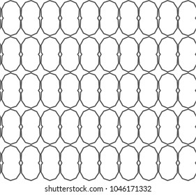 Seamless vector pattern in geometric ornamental style