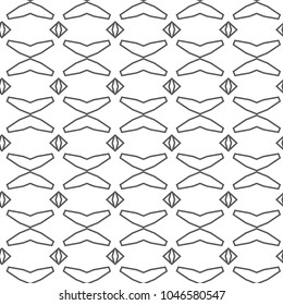 Seamless vector pattern in geometric ornamental style