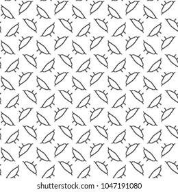 Seamless vector pattern in geometric ornamental style