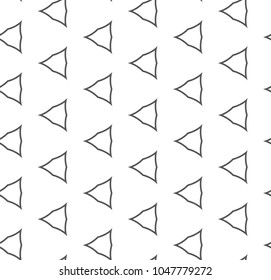 Seamless vector pattern in geometric ornamental style