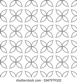 Seamless vector pattern in geometric ornamental style