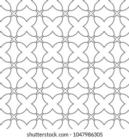 Seamless vector pattern in geometric ornamental style