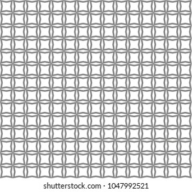 Seamless vector pattern in geometric ornamental style