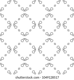 Seamless vector pattern in geometric ornamental style