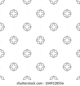 Seamless vector pattern in geometric ornamental style
