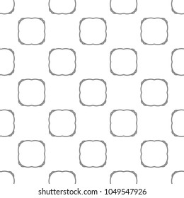 Seamless vector pattern in geometric ornamental style
