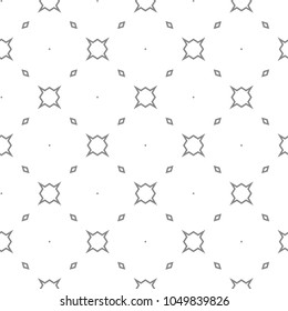 Seamless vector pattern in geometric ornamental style