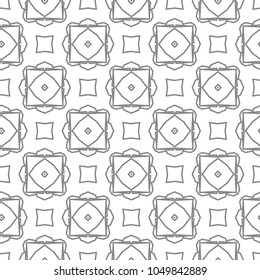 Seamless vector pattern in geometric ornamental style