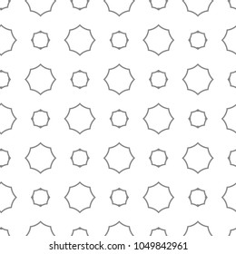 Seamless vector pattern in geometric ornamental style