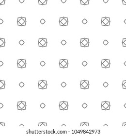 Seamless vector pattern in geometric ornamental style