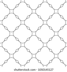 Seamless vector pattern in geometric ornamental style